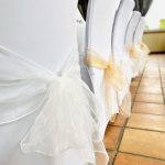Noeuds en organza pour chaises