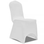 housse de chaise blanche extensible
