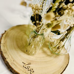 Petit vase strié