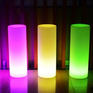 Centre de table colonne led